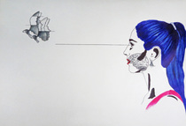 Stylos sur papier / 20x29.5